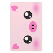 Cute Pig Face - kawaii minimalisme Magneet (Verticaal)