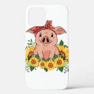 Cute Pig Funny Cartoon Phone Case voor iPhone