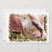 CUTE PIG INVITATION (Voorkant)