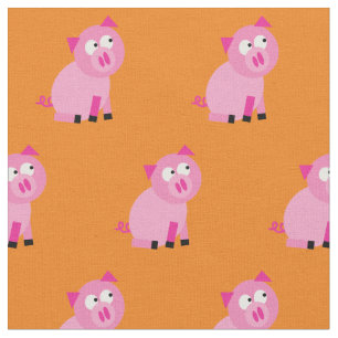 Cute Pig Kind Baby Nursery Boerderij Piggy Sinaasa Stof
