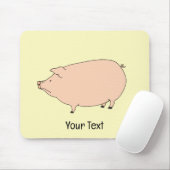 Cute Pig Mousepad Muismat (Met muis)