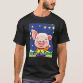 Cute Pig Piggie Oink Oink  16 T-shirt (Voorkant)