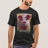 Cute Pig Piggie Oink Oink  18 T-shirt (Voorkant)