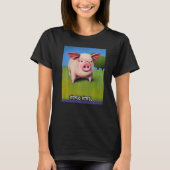 Cute Pig Piggie Oink Oink 25 T-shirt (Voorkant)