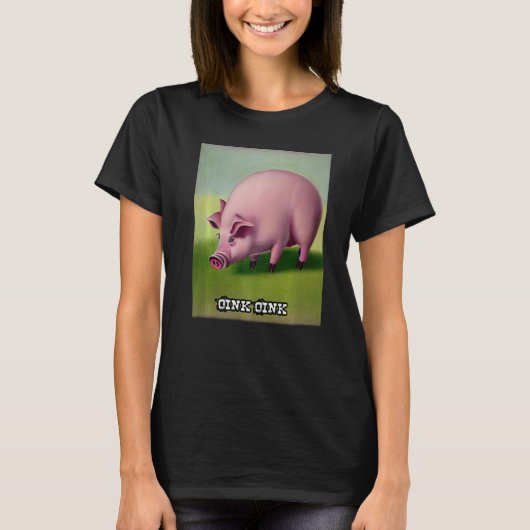 Cute Pig Piggie Oink Oink 26 T-shirt (Voorkant)