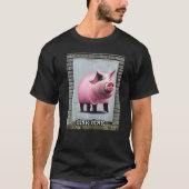 Cute Pig Piggie Oink Oink Premium T-shirt (Voorkant)