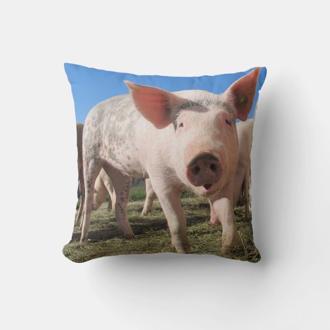 Cute Pig Pillow Kussen (Voorkant)