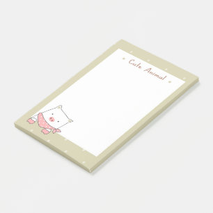 Cute Pig Post-it® Notes