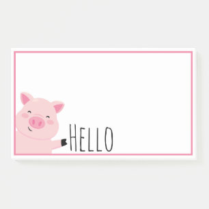 Cute Pig Post-it® Notes