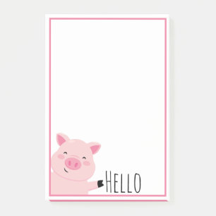 Cute Pig Post-it® Notes