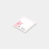 Cute Pig Post-it® Notes (Schuin)