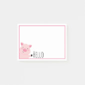 Cute Pig Post-it® Notes (Voorkant)