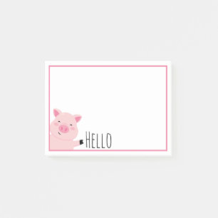 Cute Pig Post-it® Notes