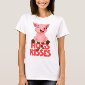 Cute Pig Pun T-shirt (Voorkant)