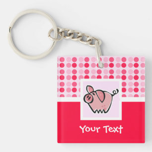 Cute Pig Sleutelhanger