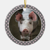 Cute Pig Specialized Ceramic Ornament (Voorkant)
