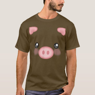 Cute Pig T shirt Japanse Cartoon Kawaii