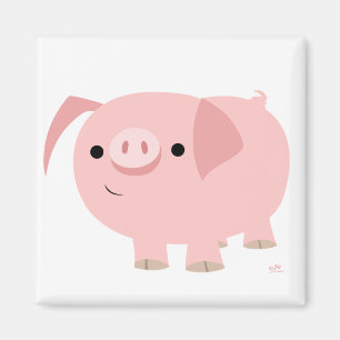 Cute piggy magnet magneet