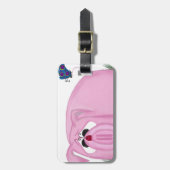 Cute Piglet Chumley and Beauful Friends Bagagelabel (Voorkant verticaal)