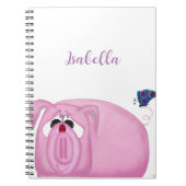 Cute Piglet Chumley and Beauful Friends Notitieboek (Voorkant)
