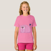 Cute Piglet Chumley and Beauful Friends T-shirt (Voorkant volledig)