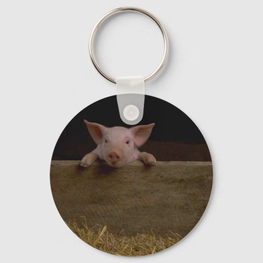 Cute Piglet Sleutelhanger (Voorkant)