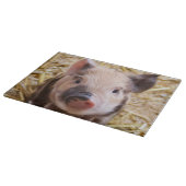 Cute Piglet Snijplank (Hoek)