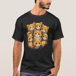 Cute Pile of Cats and Kittens T-shirt