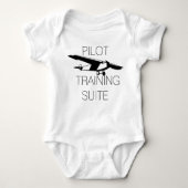 Cute Pilot-trainingssuite Romper (Voorkant)
