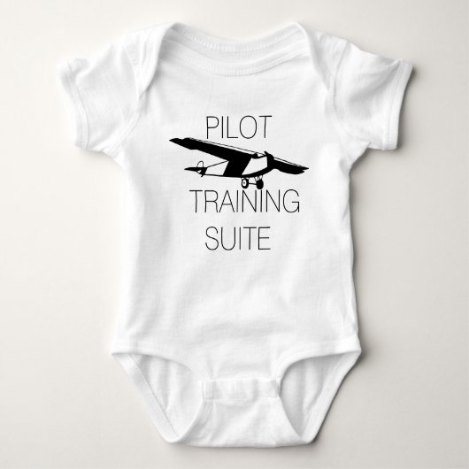 Cute Pilot-trainingssuite Romper (Voorkant)