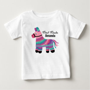 Cute Pinatas Feest eerste verjaardag T-shirt
