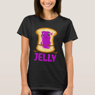 Cute Pindakaas En Jam Pb+j Matching Kostuum T-shirt