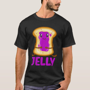 Cute Pindakaas En Jam Pb+j Matching Kostuum T-shirt