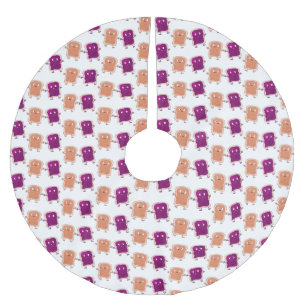 Cute pindakaas en jelly sandwich cartoon kerstboom rok