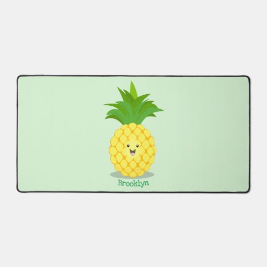 Cute pineapple cartoon illustratie bureaumat (Voorkant)