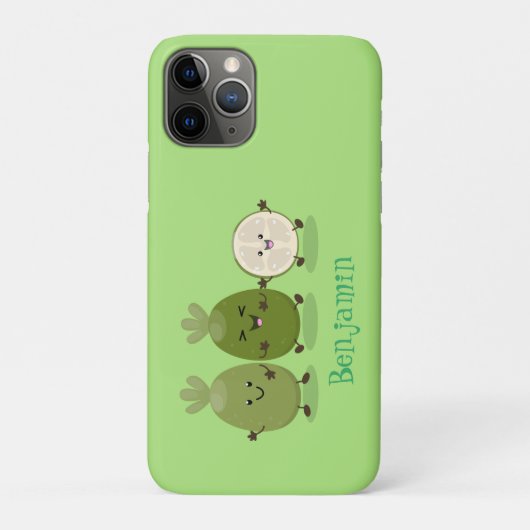 Cute pineapple guava feijoa cartoon Case-Mate iPhone case (Achterkant)