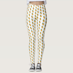 Cute Pineapple Pattern Moderne vruchtbaarheid IV Leggings