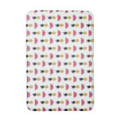 Cute Pineapple & Watermelon Doodle Pattern Badmat (Voorkant Verticaal)