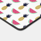 Cute Pineapple & Watermelon Doodle Pattern Bureaumat (Hoek)