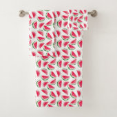 Cute Pineapple & Watermelon Pattern Bad Handdoek (Insitu)