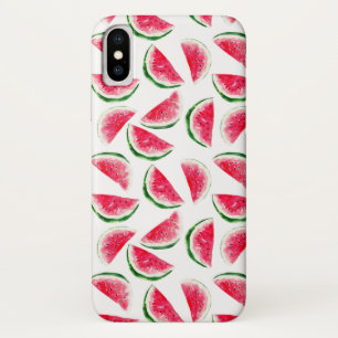 Cute Pineapple & Watermelon Pattern iPhone X Hoesje