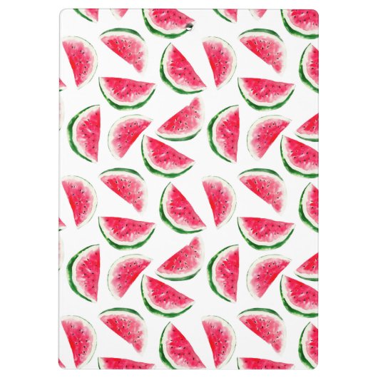 Cute Pineapple & Watermelon Pattern Klembord (Achterkant)