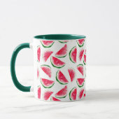 Cute Pineapple & Watermelon Pattern Mok (Links)