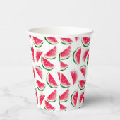 Cute Pineapple & Watermelon Pattern Papieren Bekers (Rechts)