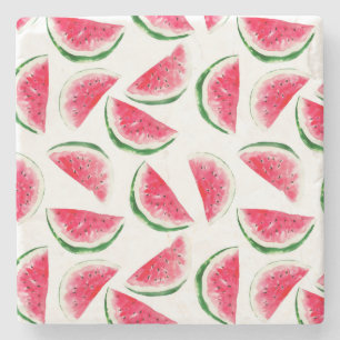 Cute Pineapple & Watermelon Pattern Stenen Onderzetter