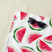 Cute Pineapple & Watermelon Pattern Strandlaken (In situ)