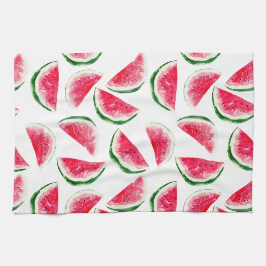 Cute Pineapple & Watermelon Pattern Theedoek (Horizontaal)