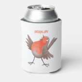 Cute-pingle cartoon blikjeskoeler (Blikje Achterkant)