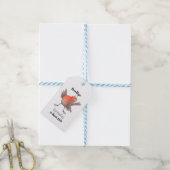 Cute-pingle cartoon cadeaulabel (Met Touw)