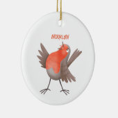 Cute-pingle cartoon keramisch ornament (Rechts)